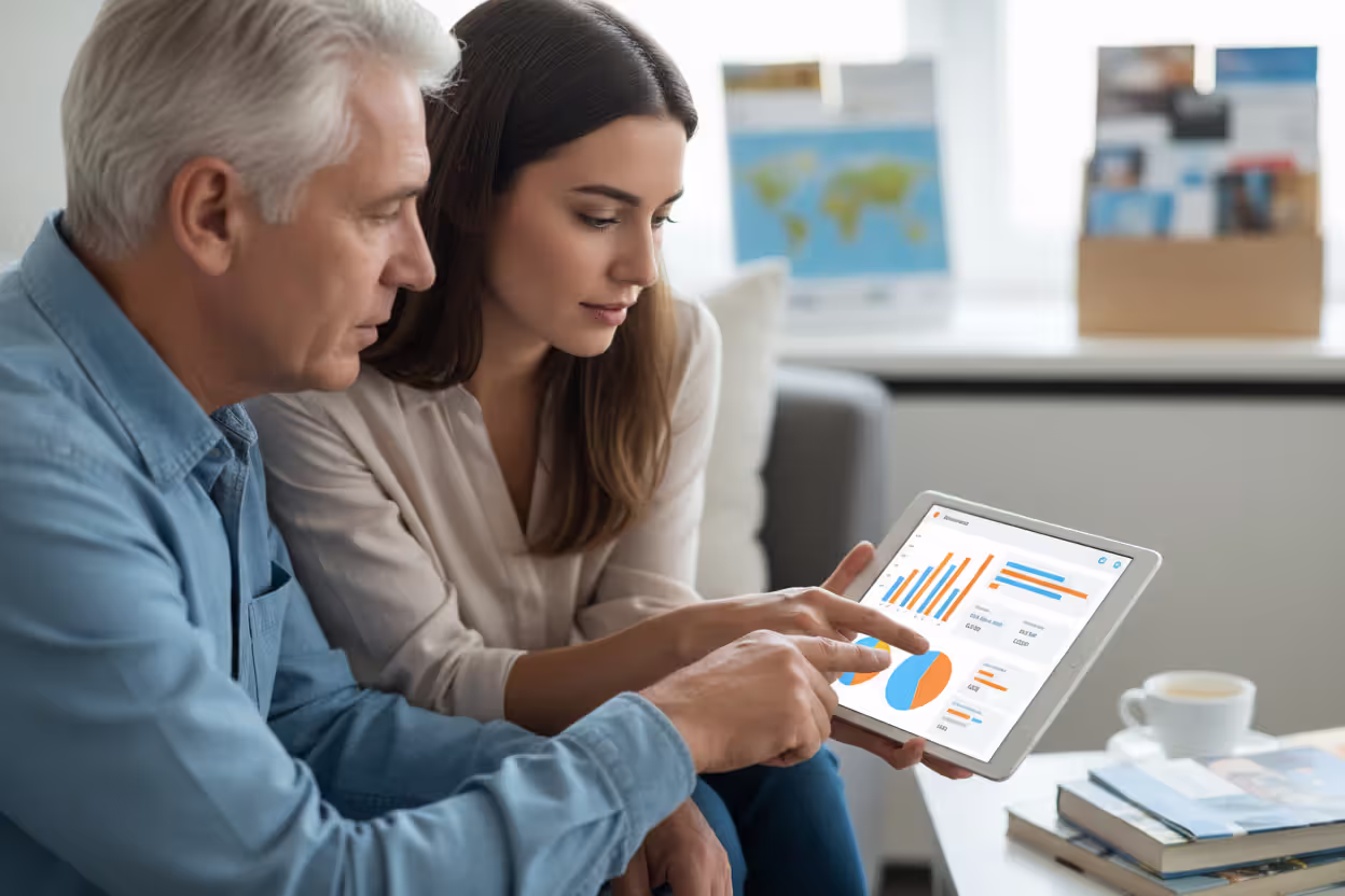 Travelers comparing travel insurance coverage and pricing options